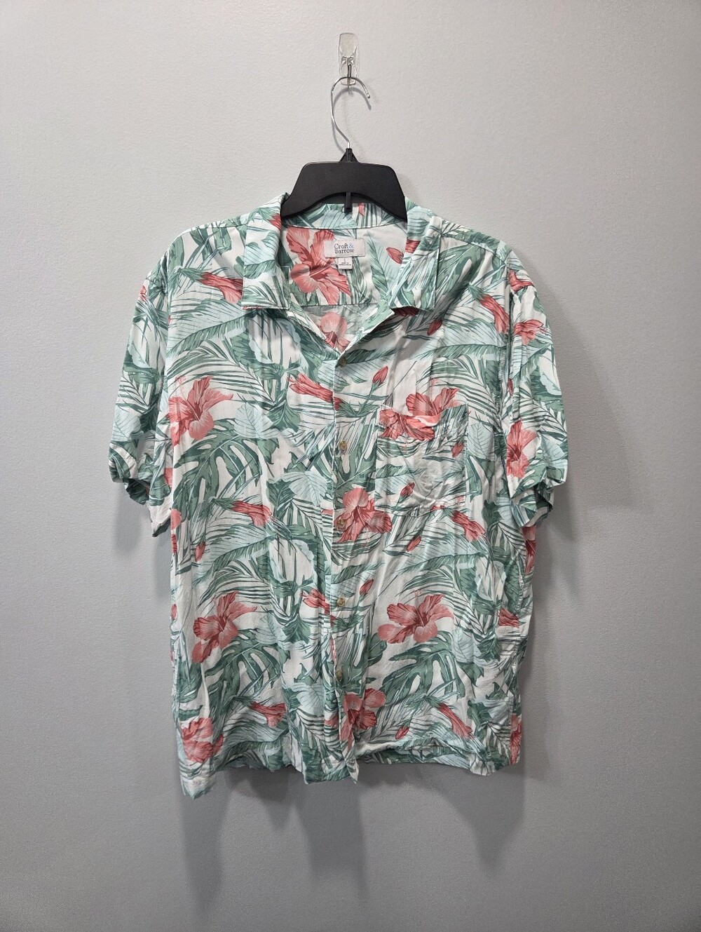 Men's Croft & Barrow Tropical Button Down // L